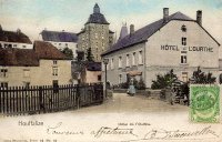 carte postale ancienne de Houffalize Hôtel de l'Ourthe