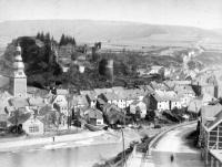 carte postale ancienne de Laroche Vue générale