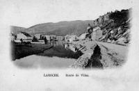 carte postale ancienne de Laroche Route de Villez