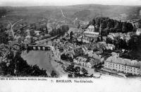 carte postale ancienne de Bouillon Vue générale