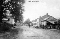 carte postale ancienne de Libin Route d'Arlon