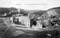 carte postale ancienne de Durbuy Vue générale et Hôtel de Liège