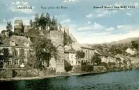 carte postale ancienne de Laroche Vue prise du pont