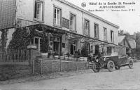 carte postale ancienne de Auby-sur-Semois Hôtel de la grotte Saint Remacle