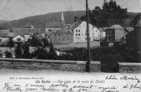 carte postale ancienne de Laroche Vue prise de la route du Châlet