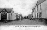 carte postale ancienne de Bastogne Route de Neuchâteau (Circuit des Ardennes)