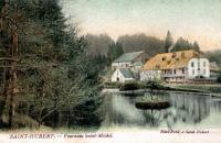 carte postale ancienne de Saint-Hubert Fourneau Saint-Michel - Hôtel Petit