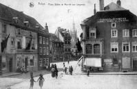 carte postale ancienne de Arlon Place Didier et marché aux légumes