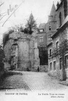 carte postale ancienne de Durbuy La vieille tour en ruines