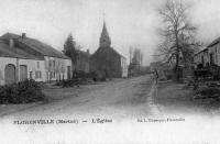 carte postale ancienne de La Cuisine Martué - L'église