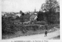 carte postale ancienne de Daverdisse Le panorama du village
