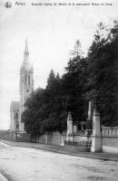 postkaart van Aarlen Nouvelle église St Martin et le monument Orban de Xivry