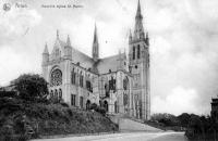 carte postale ancienne de Arlon Nouvelle église St Martin