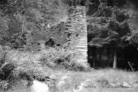 carte postale ancienne de Houffalize Les ruines à Cetturu