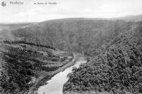 carte postale ancienne de Houffalize Le Herou et l'Ourthe