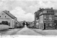 carte postale ancienne de Bastogne Route d'Arlon