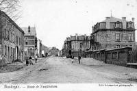 carte postale ancienne de Bastogne Route de Neufchâteau