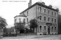 carte postale ancienne de Vielsalm Hôtel du Luxembourg. Vue de l'Hôtel.