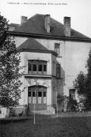 carte postale ancienne de Vielsalm Hôtel du Luxembourg. Vue du Parc.