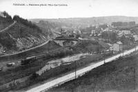 carte postale ancienne de Vielsalm Panorama pris du Thier des Carrières