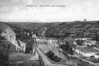 carte postale ancienne de Bouillon Vue générale, prise du Château
