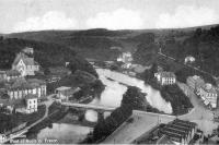 carte postale ancienne de Bouillon Pont et Route de France