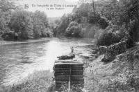 carte postale ancienne de Chiny En barquette de Chiny à Lacuisine - La côte l'écureuil