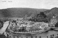 carte postale ancienne de Laroche Panorama