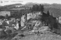 carte postale ancienne de Laroche Les Ruines et l'Orphelinat