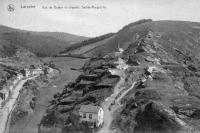 carte postale ancienne de Laroche Vue de Dester et chapelle Sainte-Marguerite