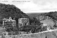 carte postale ancienne de Laroche Chalet du Belvédère et villa Beau Séjour