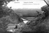 carte postale ancienne de Laroche Vallée de l'Ourthe