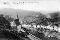 carte postale ancienne de Laroche La chapelle Ste Marguerite et le faubourg