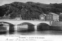 carte postale ancienne de Laroche Le Pont et les Rochers