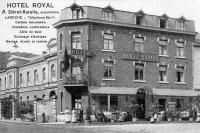 carte postale ancienne de Laroche Hôtel Royal