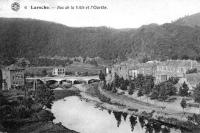 carte postale ancienne de Laroche Bas de la Ville et l'Ourthe