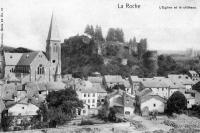 carte postale ancienne de Laroche L'Eglise et le Château