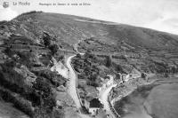 carte postale ancienne de Laroche Montagne de Dester et route de Villez