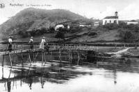 carte postale ancienne de Rochehaut La Passerelle de Frahan