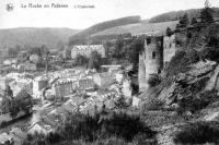 carte postale ancienne de Laroche L'Orphelinat (vu depuis la colline du vieux château)