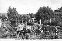 carte postale ancienne de Barvaux-sur-Ourthe Stations des Bains. Les plaisirs de la baignade