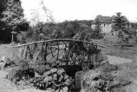 carte postale ancienne de Champlon Château de Lafray - Un coin du Parc.