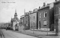 carte postale ancienne de Auvelais Rue des Auges