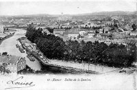 carte postale de Namur Vallée de la Sambre