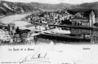 carte postale ancienne de Hastière Les Bords de Meuse