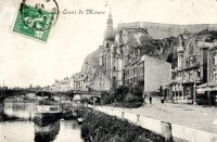 carte postale ancienne de Dinant Le Quai de Meuse
