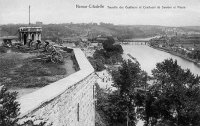 carte postale de Namur Citadelle - Tourelle des Guetteurs et confluent de Sambre et Meuse