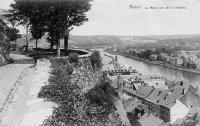 carte postale de Namur La Meuse vue de la Citadelle