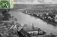carte postale de Namur L'Affluent de la Sambre