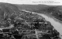 carte postale ancienne de Dinant Vue prise vers Anseremme